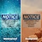 Signmission Employees Only Visitors Please Use Front Entrance OSHA Notice Sign, Vinyl Decal, 10in x 7in, 2PK OS-2PACK-NS-D-710-L-12011 - alternate 5